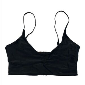 Vanilla Beach black bikini swim top size small